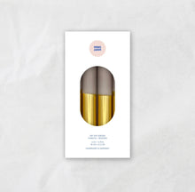 Lade das Bild in den Galerie-Viewer, DipDye Kerzen, Holy Goldy x Simply Taupe