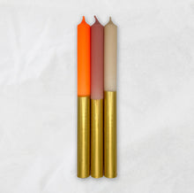 Lade das Bild in den Galerie-Viewer, DipDye Kerzen, Goldy Warm Mix