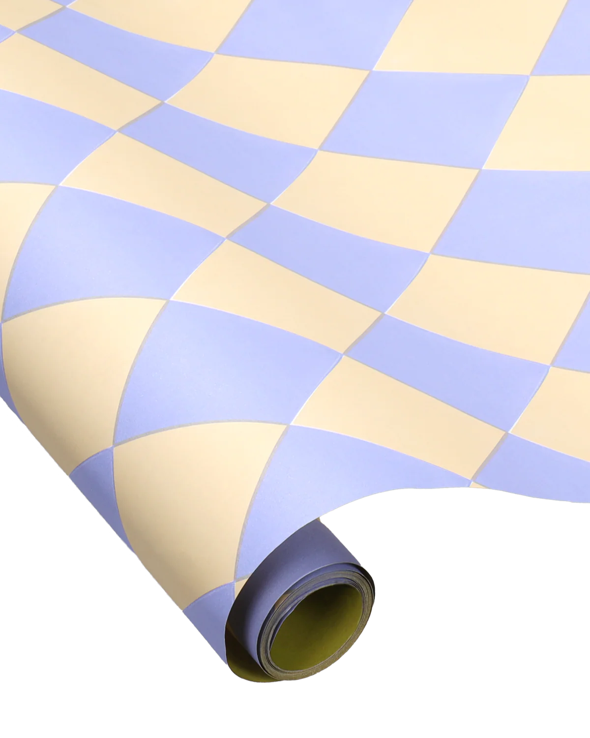 KADOOLE Geschenkpapier "Diamanten", Vanille / Eisblau