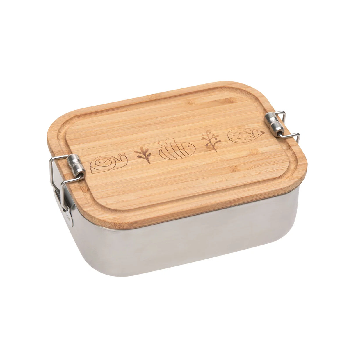 LÄSSIGBOX Edelstahl - Lunchbox, Garden Explorer