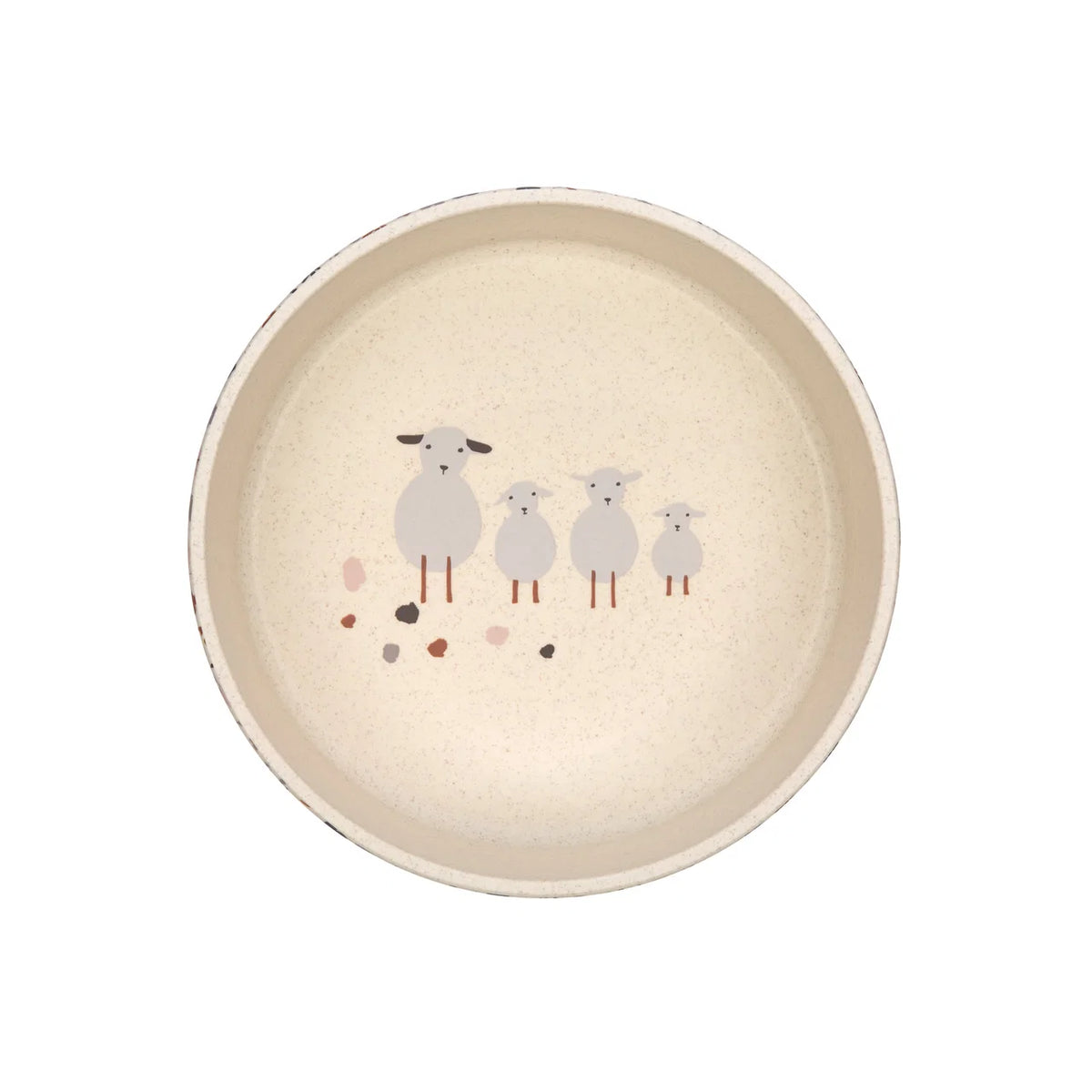 LÄSSIGDISH Kinderschüssel Tiny Farmer Schaf