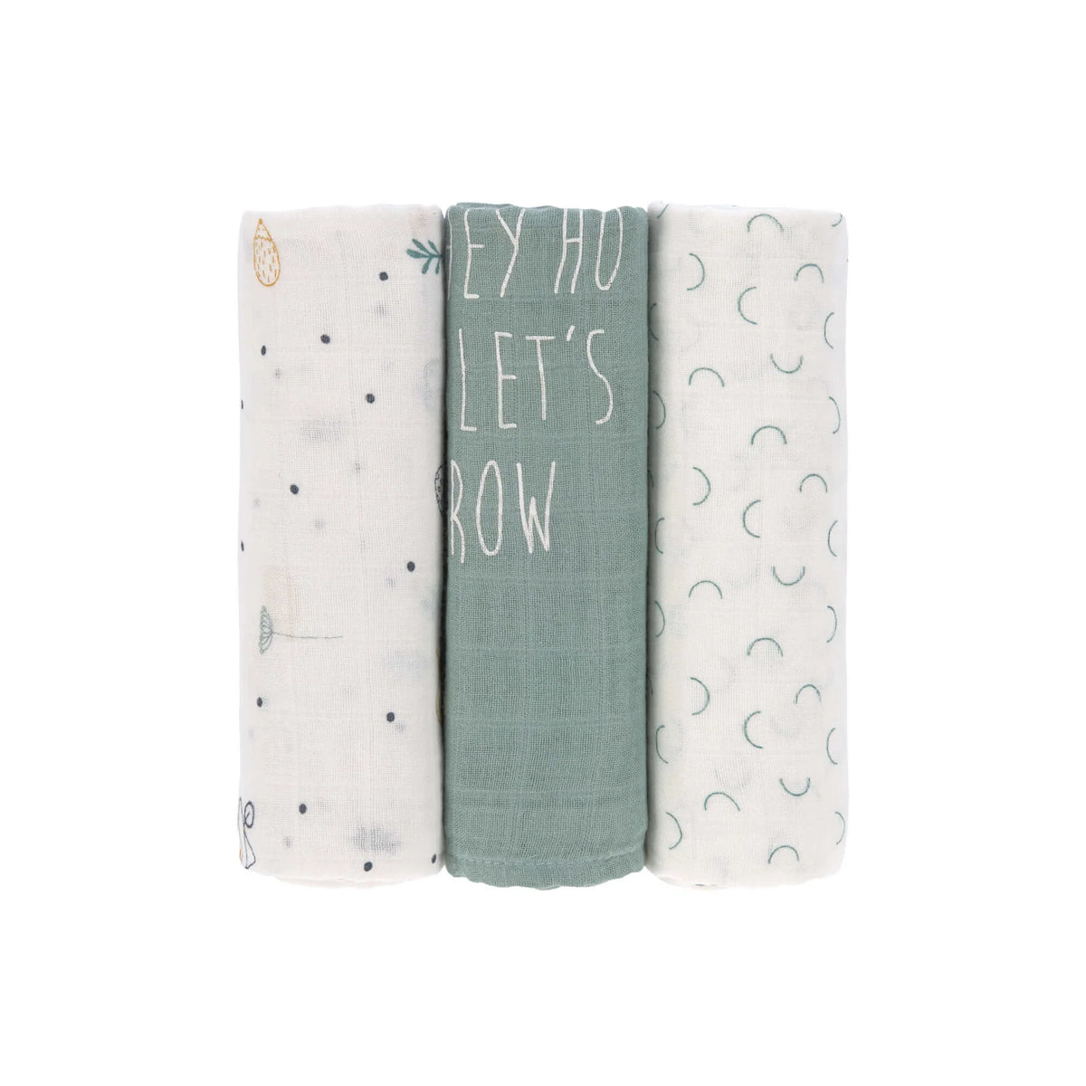 LÄSSIGSWADDLE Mulltücher 3er Set, Garden Explorer