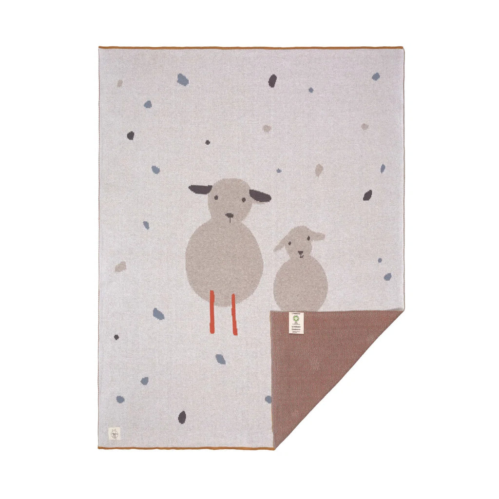 LÄSSIGBLANKET Babydecke Schaf