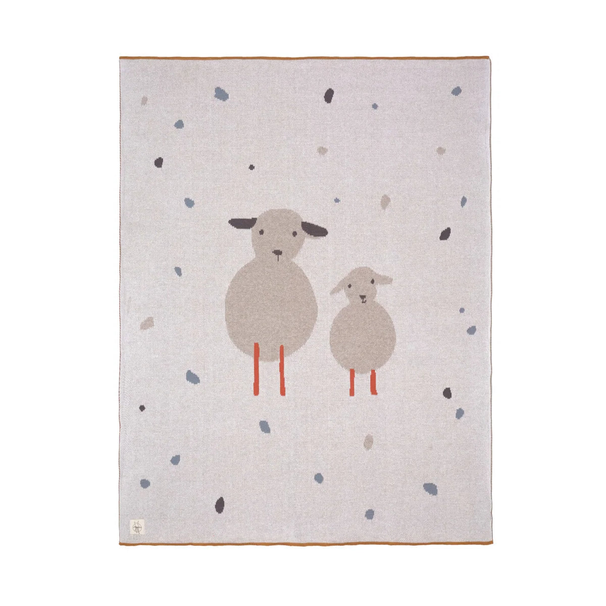 LÄSSIGBLANKET Babydecke Schaf