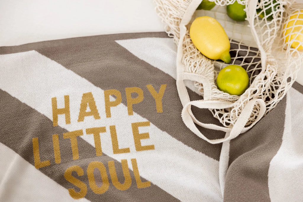 LÄSSIGBLANKET Babydecke Happy Little Soul