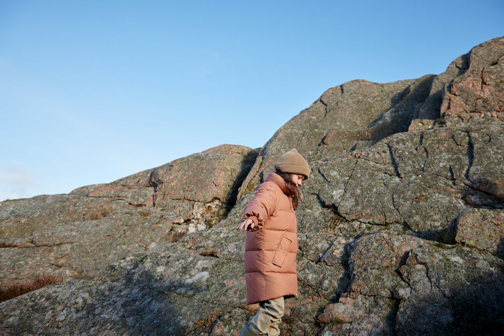 EZRA Rippstrickmütze, Sandy