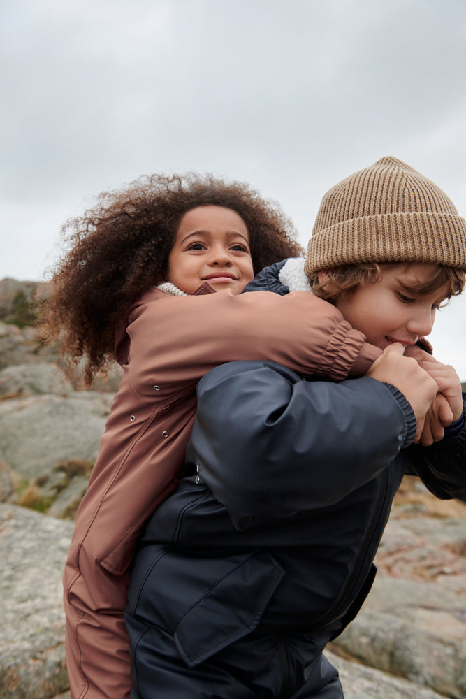 EZRA Rippstrickmütze, Tuscany Rose