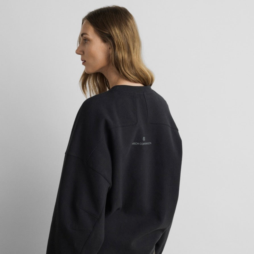 MSCHMarletta Icon Logo Sweatshirt, Stret Limo / Mock
