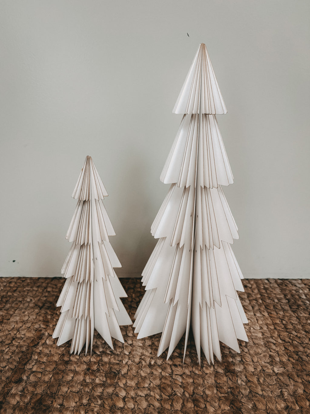 PAPER Papiertannenbaum klein, creme