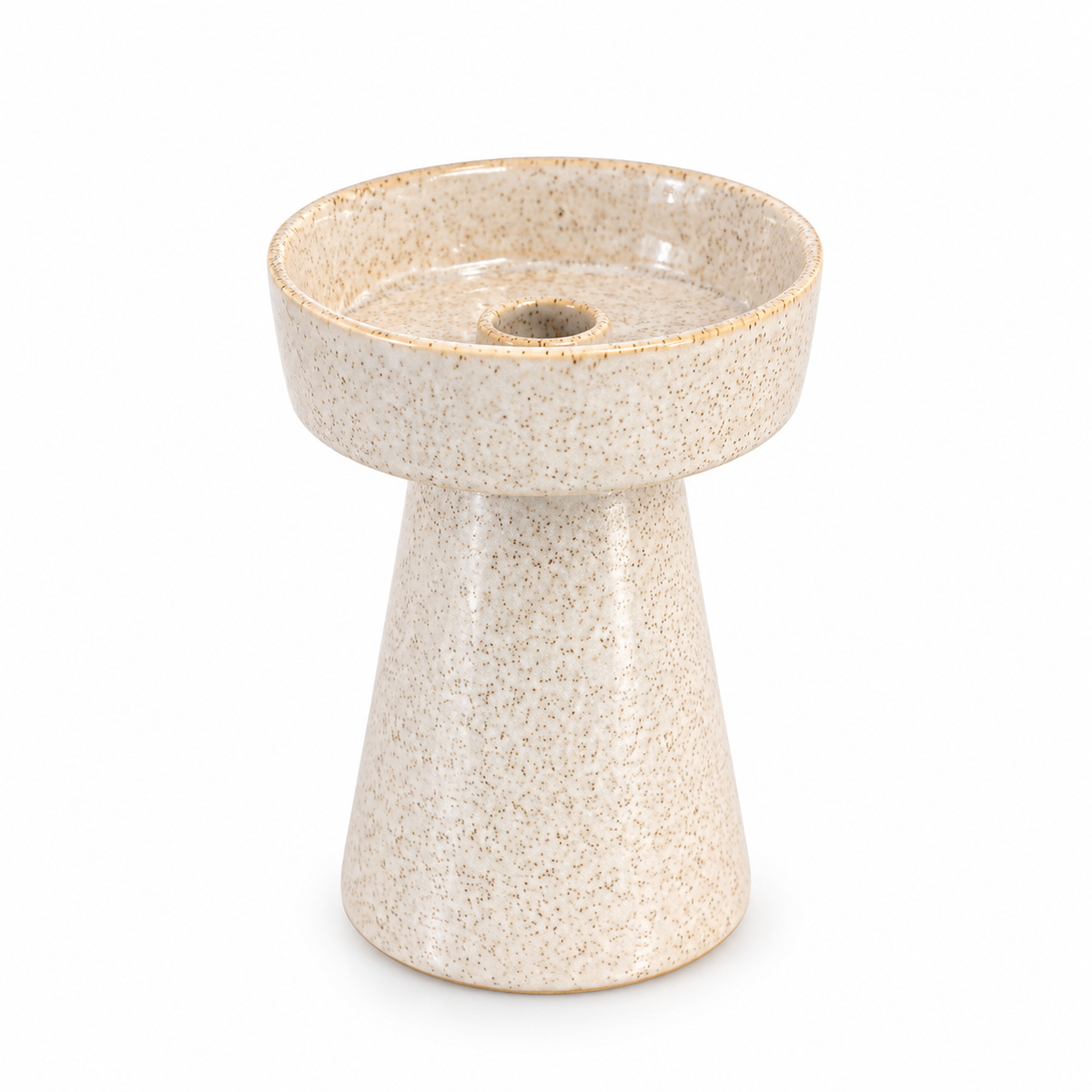 WLDUO Kerzenhalter, beige meliert