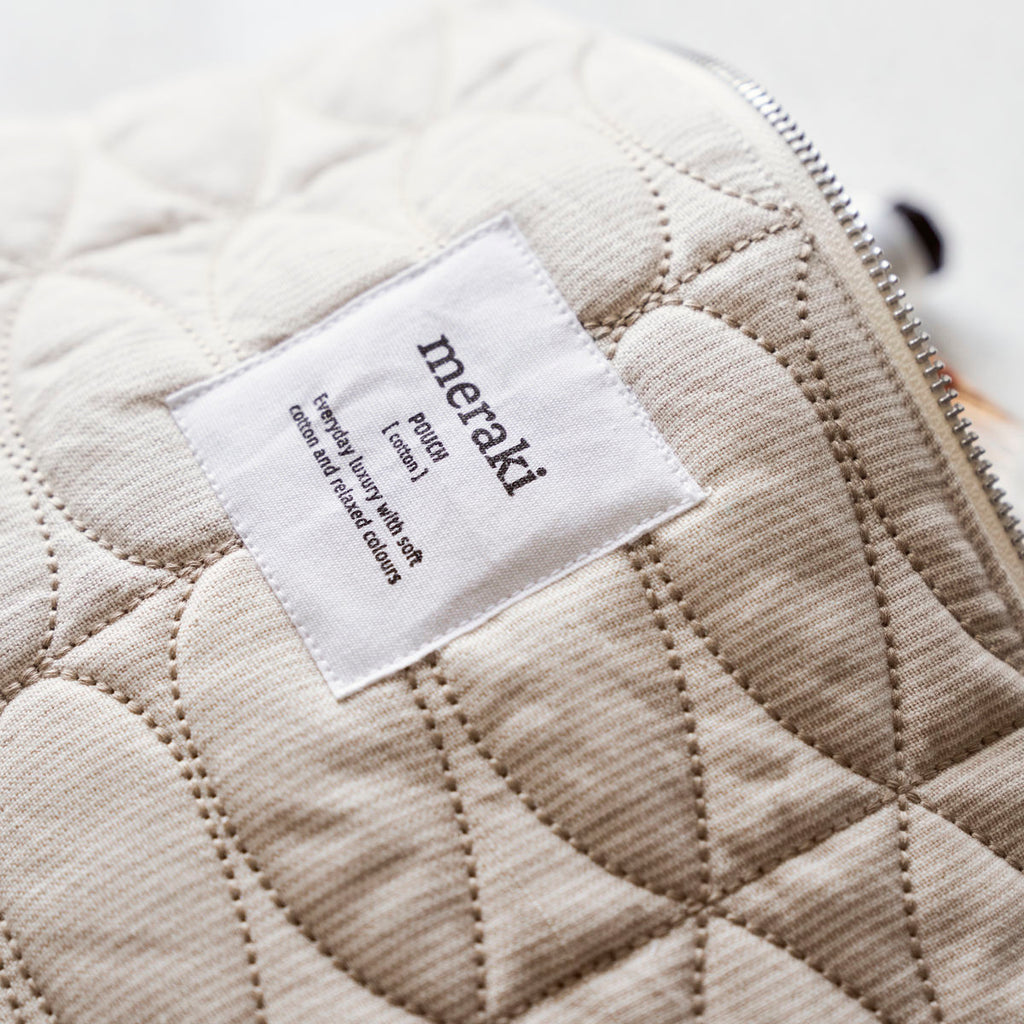 Beutel MENTHA klein, Off White / Safari