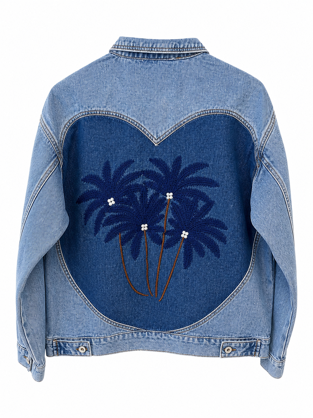 "PALMS" Jeansjacke, denim blue