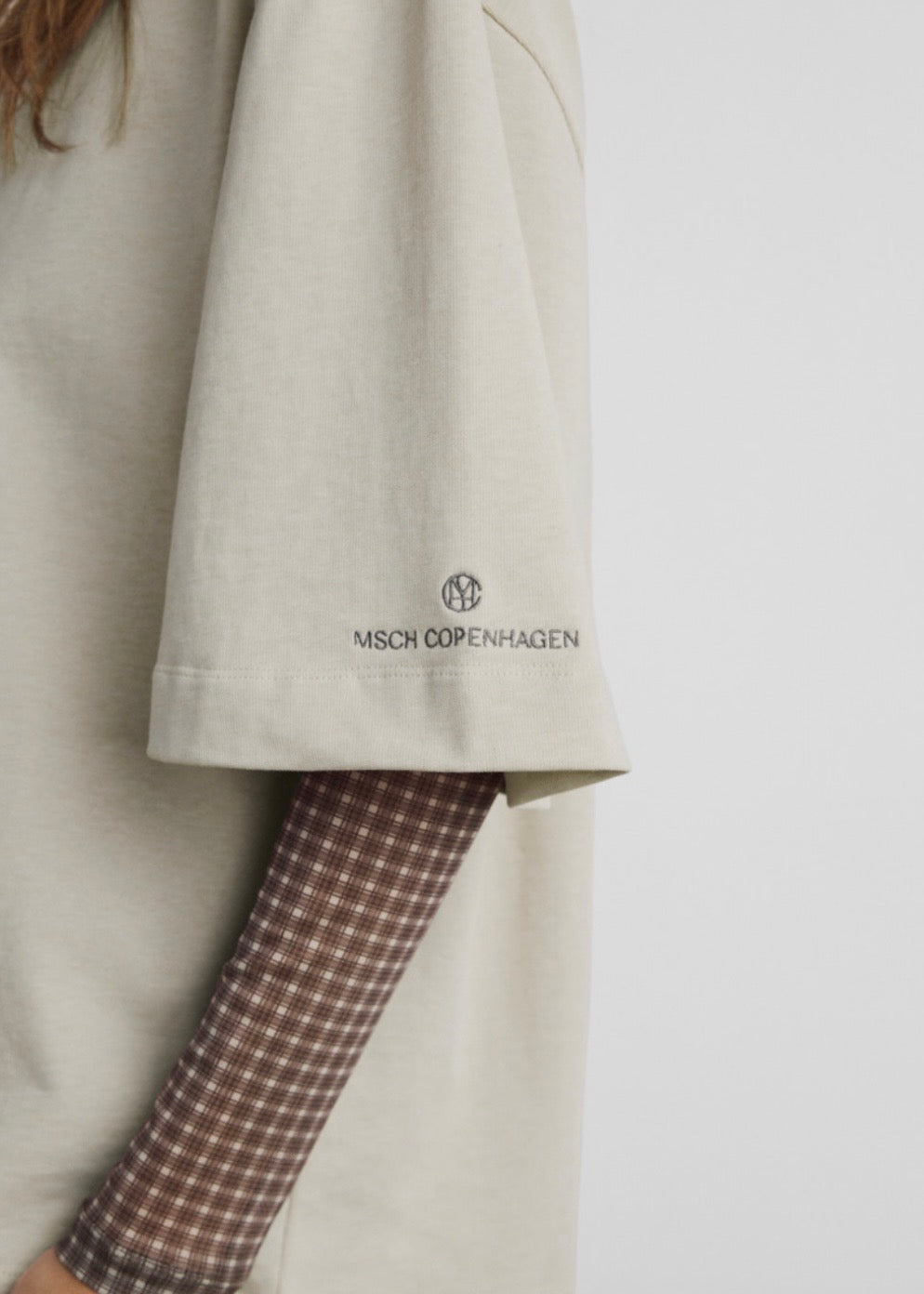 MSCHZalle Icon Logo Tee, Warm LGM / Gray