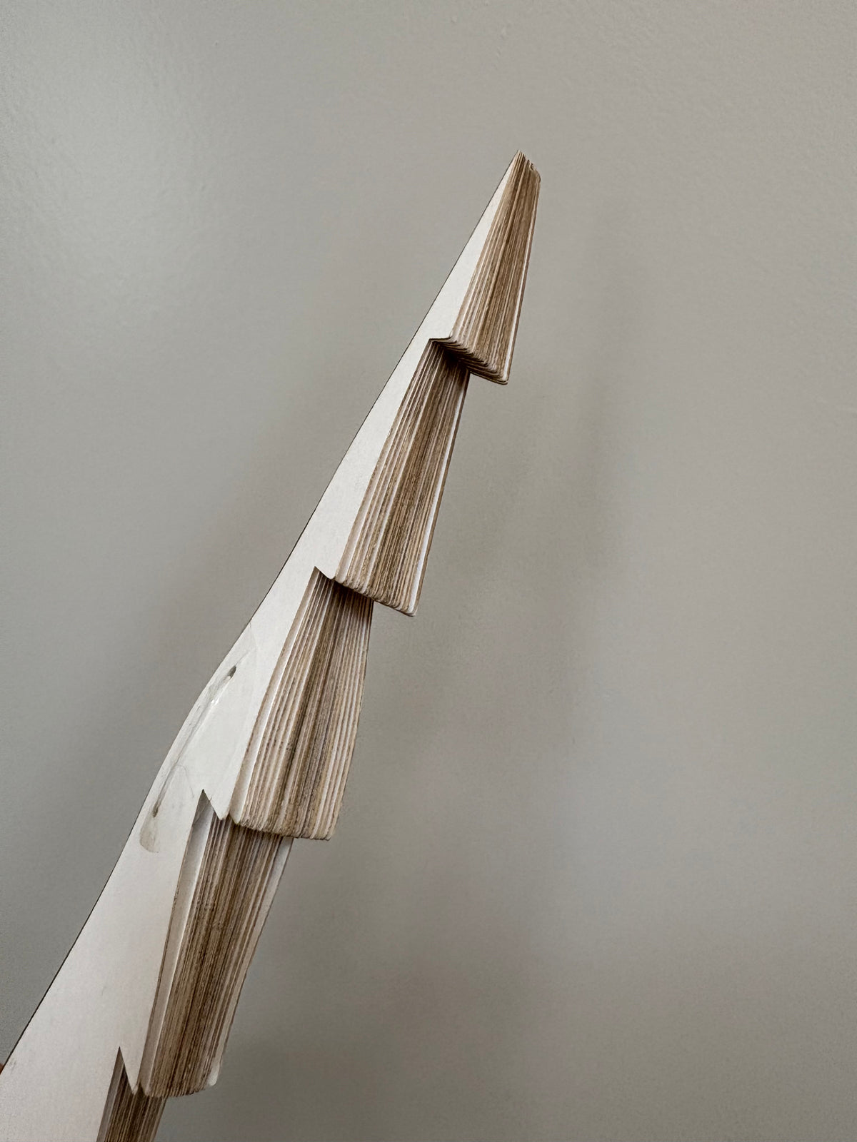 PAPER Papiertannenbaum klein, creme