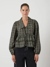 Lade das Bild in den Galerie-Viewer, YASCINNA Tie Top, forest night
