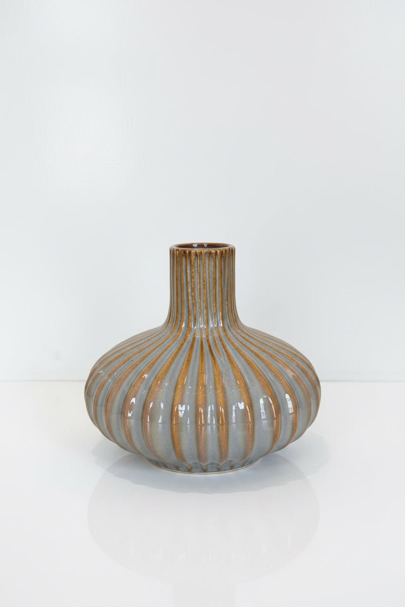 Vase "GUDI", grau