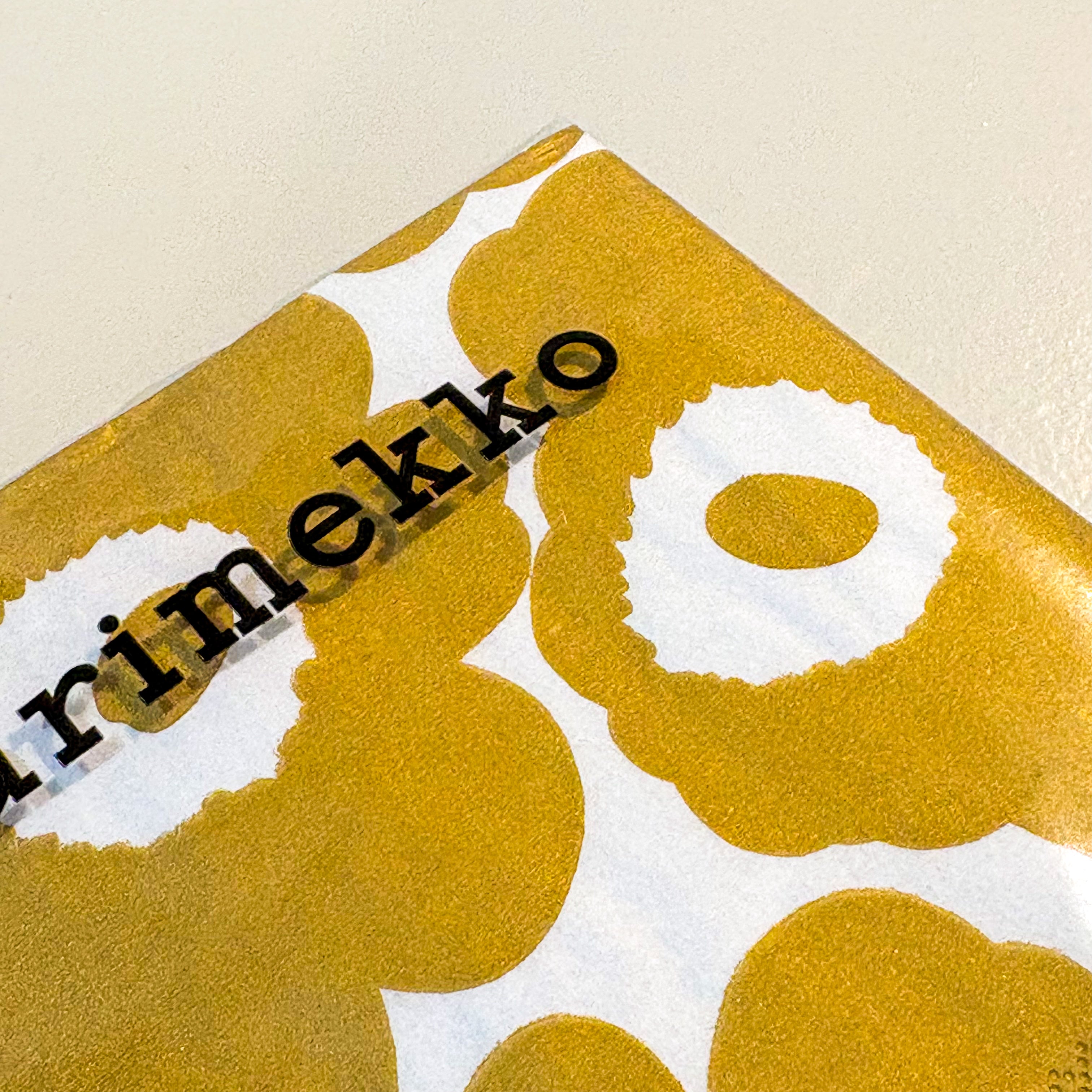 MARIMEKKO Servietten 25 x 25 cm, white / gold