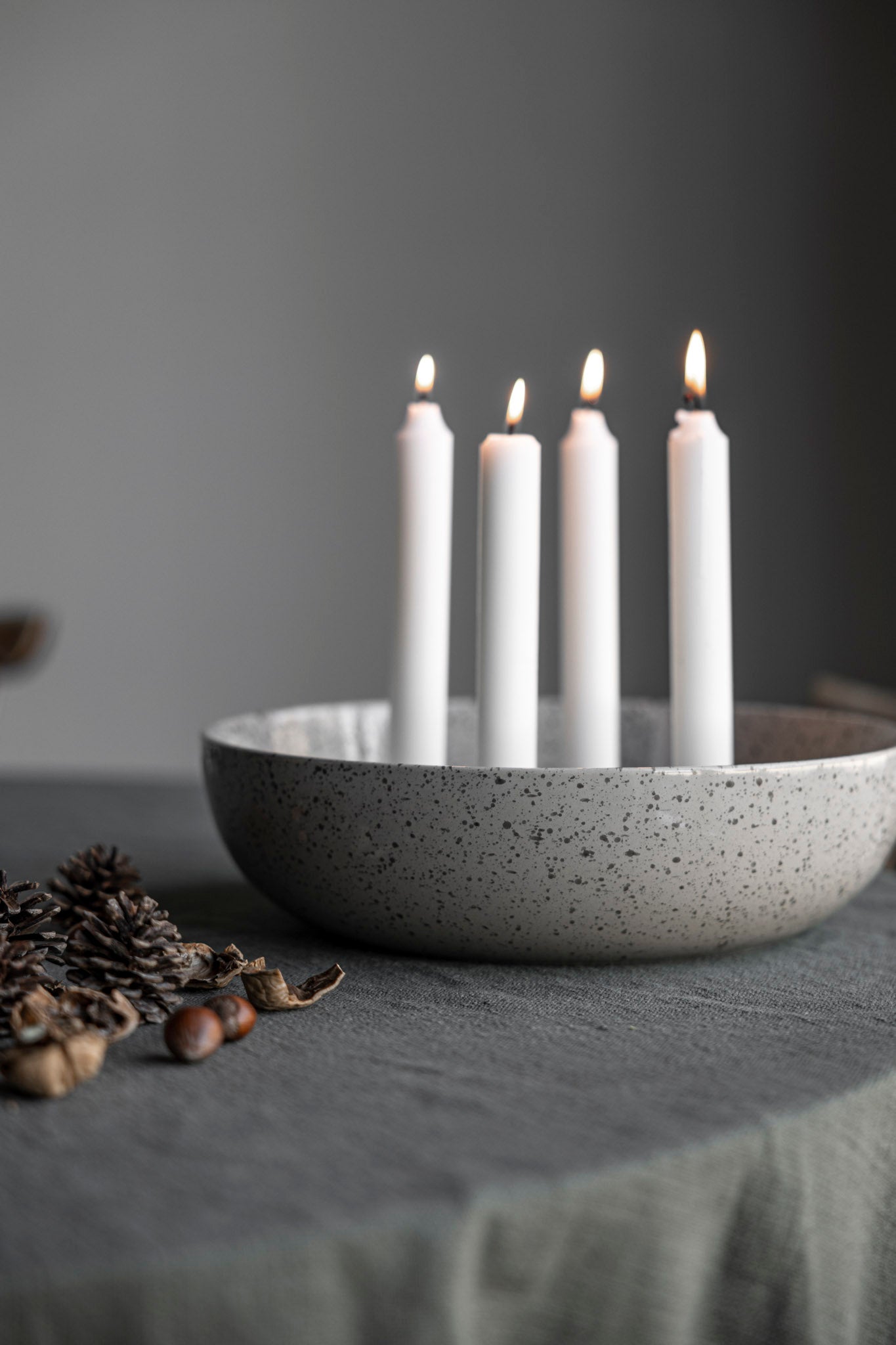 GRANHOLMEN XXL Kerzenschale, Nature