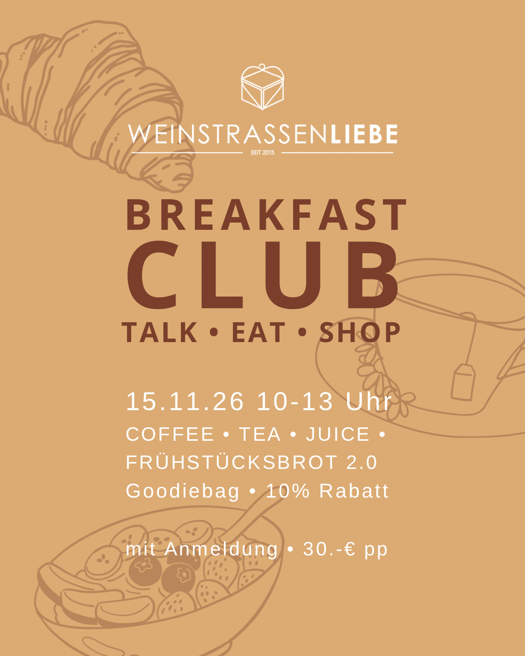 Weinstrassenliebe BREAKFAST CLUB November