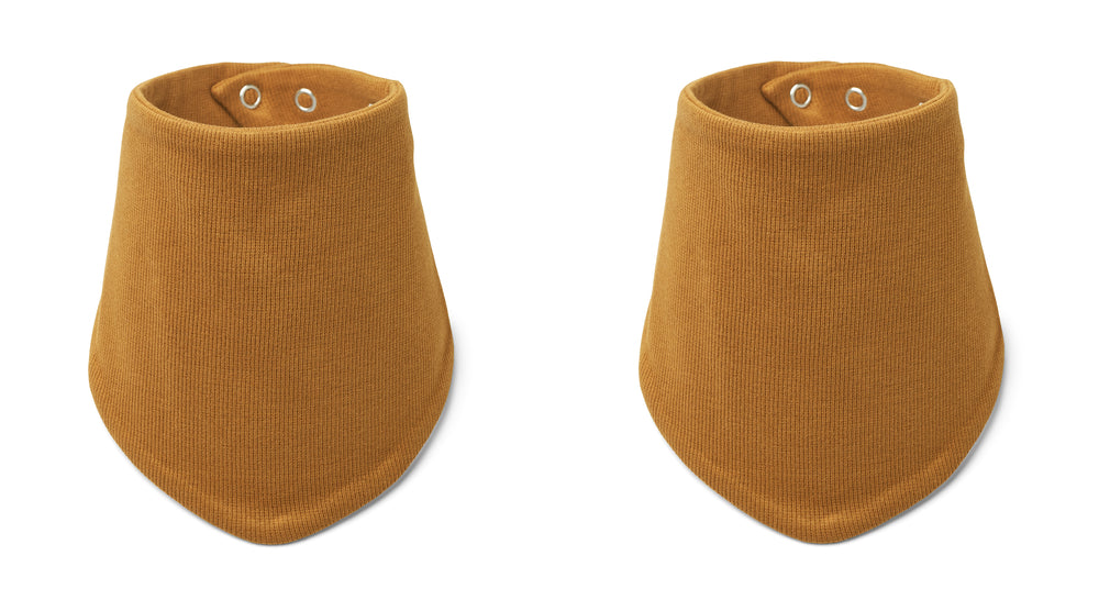 ANETTE Bib 2-Pack, Golden caramel II
