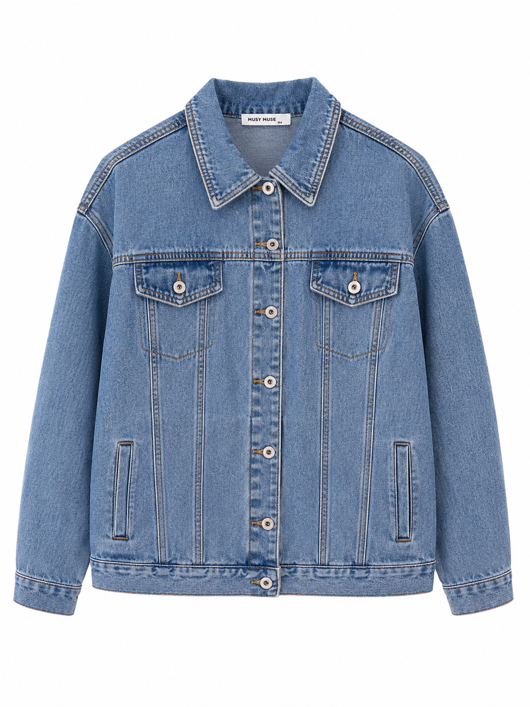"PALMS" Jeansjacke, denim blue