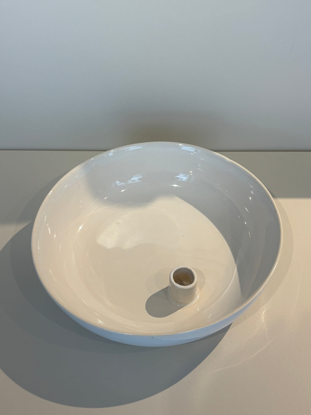 „LIDA“ Kerzenschale, groß, weiß