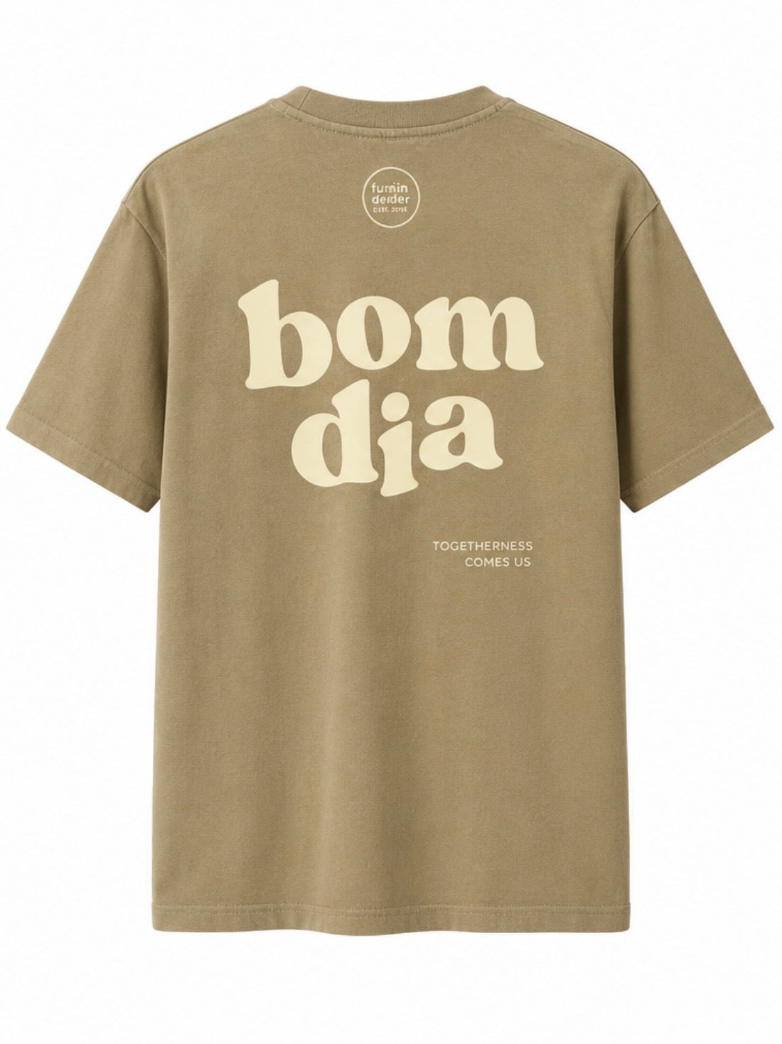 FTLSHIRT Unisex Shirt "Bom Dia", oliv