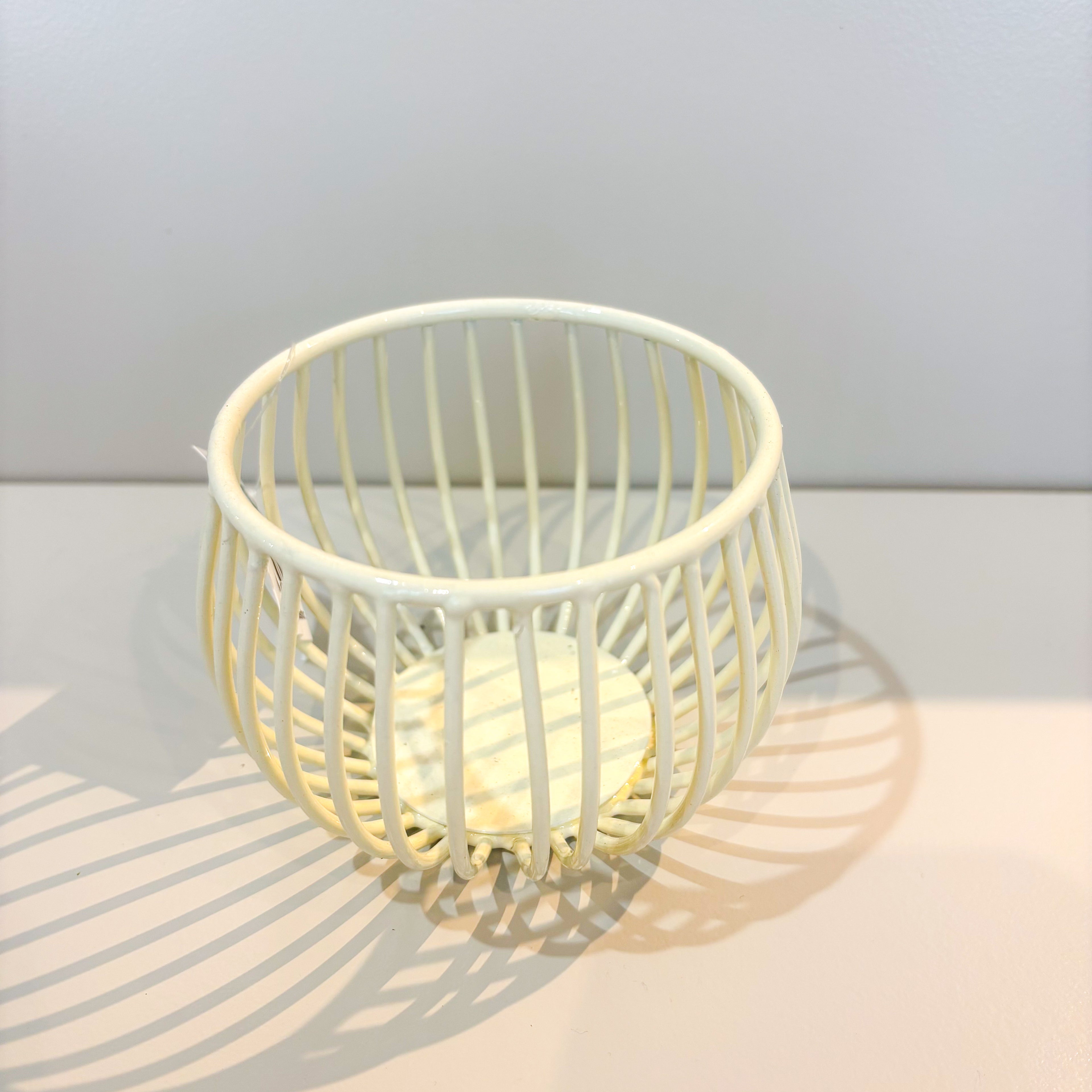 "STRING" Windlicht, weiß