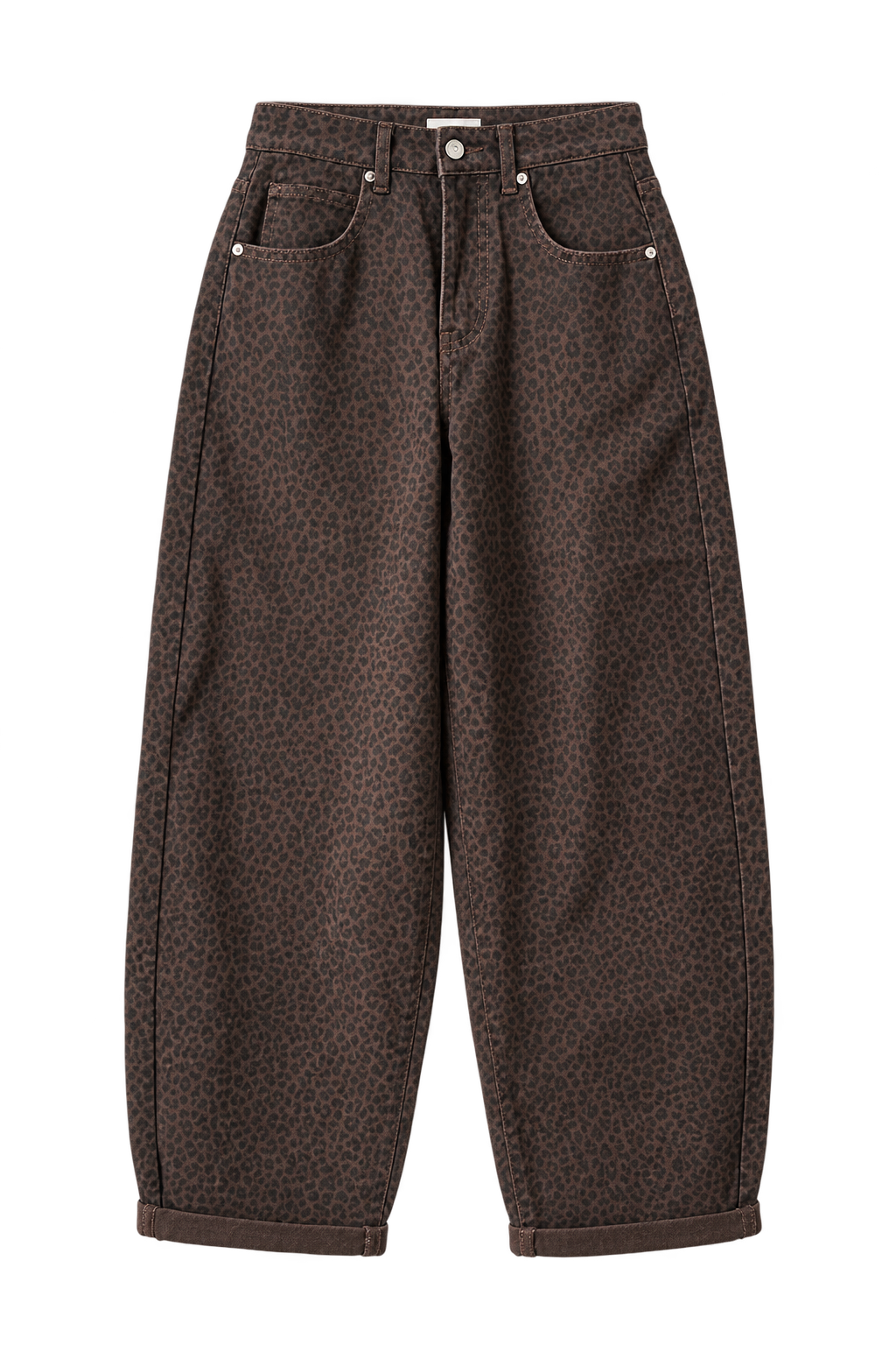 WLBOBBY Barrel Fit Jeans, Leo Brown