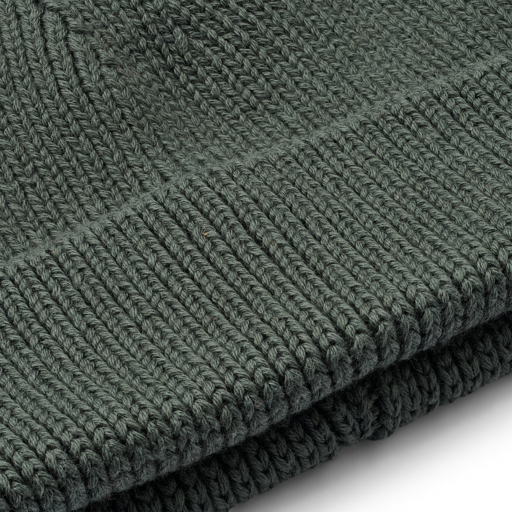 EZRA Rippstrickmütze, Forest Green