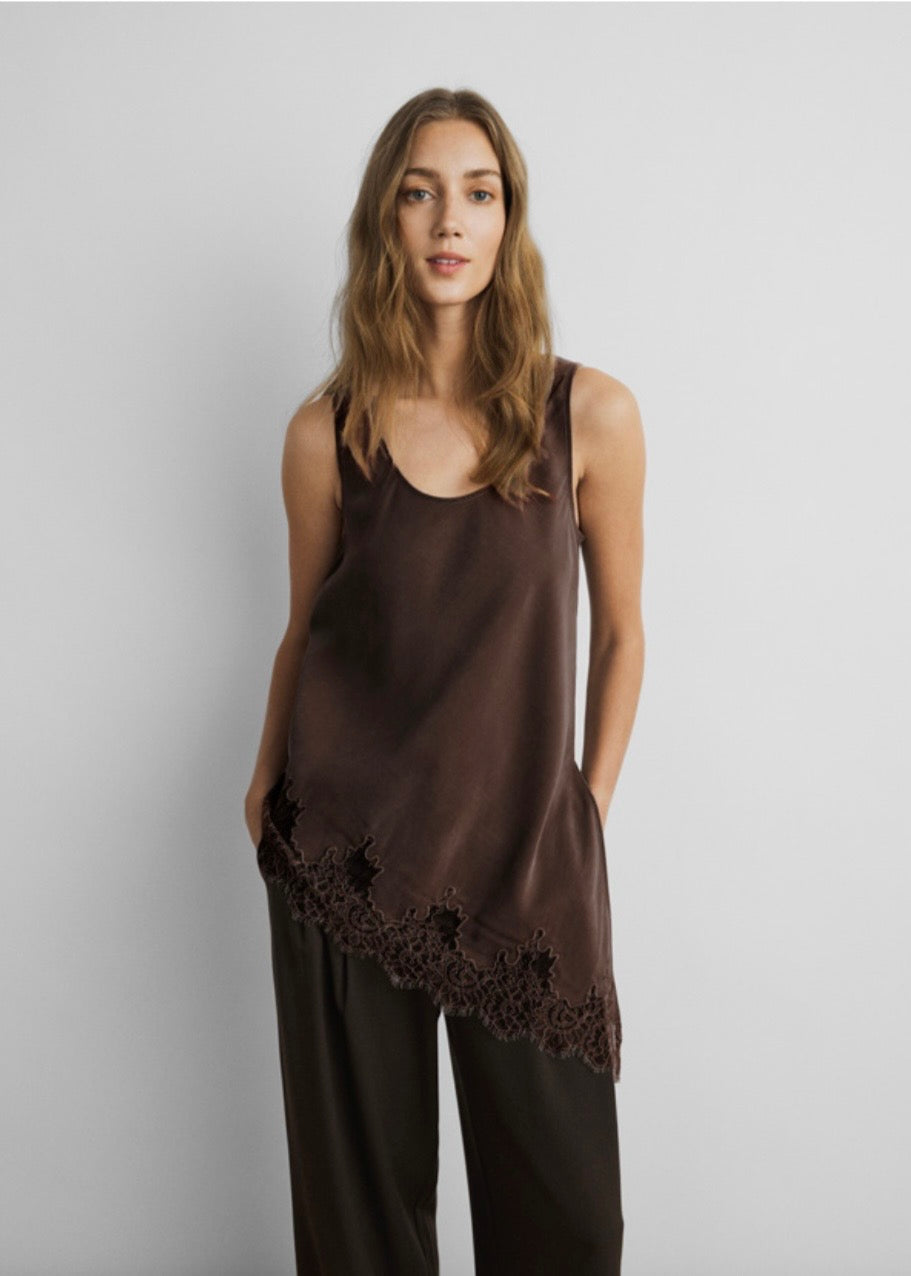 MSCHVictoria Thea SL Top, Hot Fudge