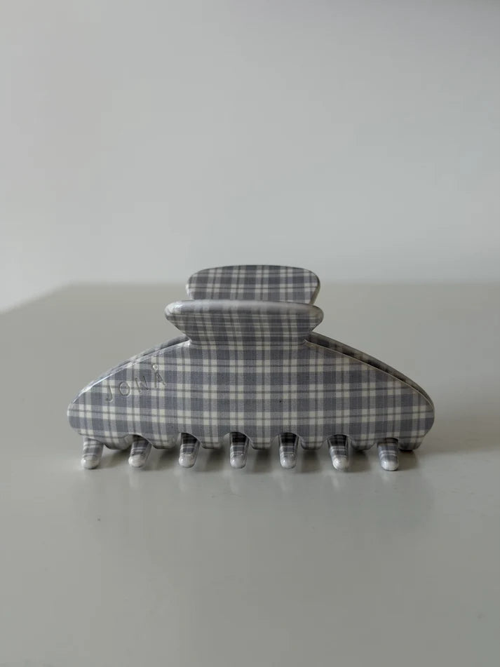 JONACLIP Line, grey plaid