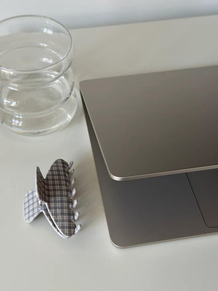 JONACLIP Line, grey plaid