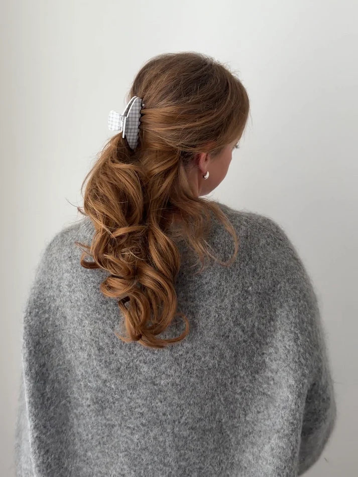 JONACLIP Line, grey plaid