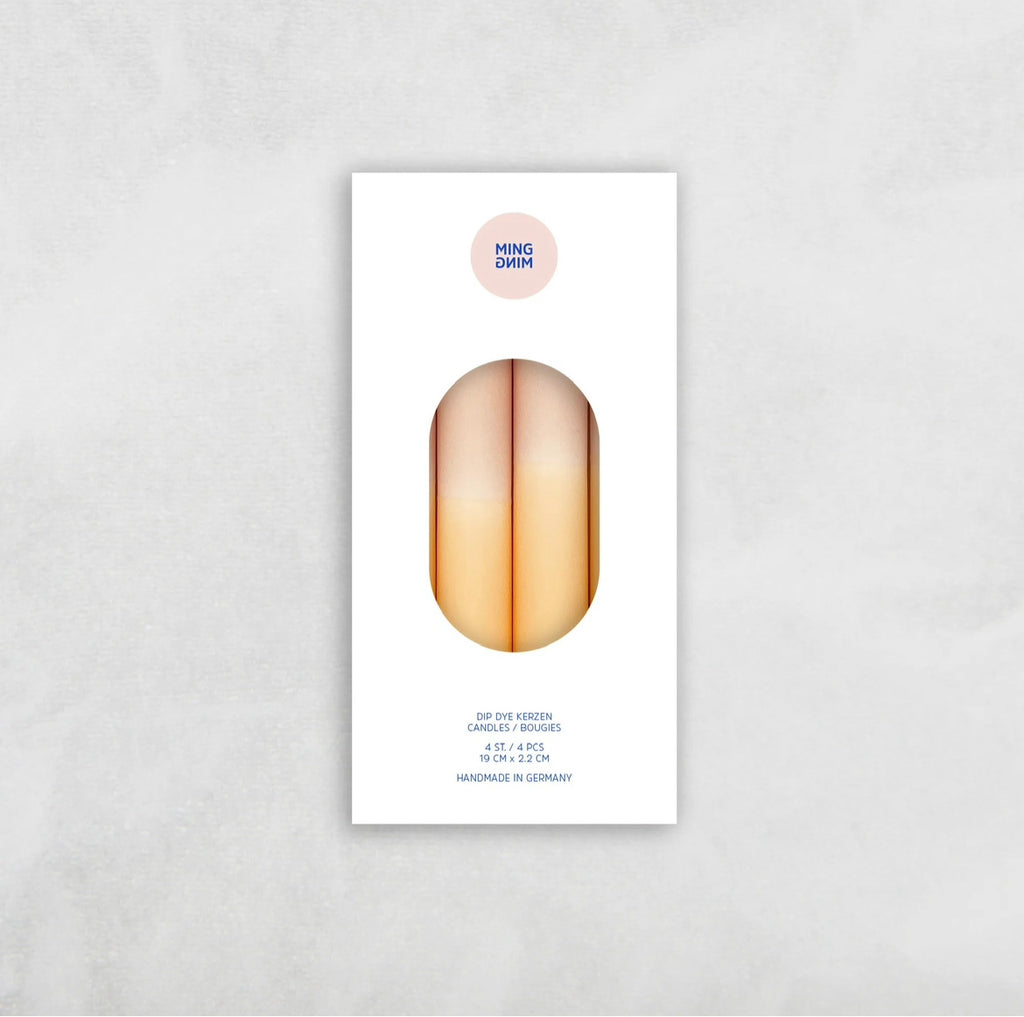 DipDye Kerzen, Pale Blush x Pale Peach