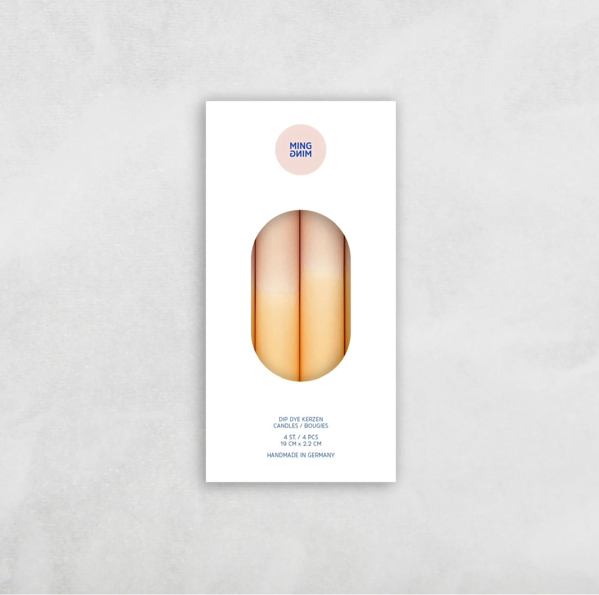 DipDye Kerzen, Pale Blush x Pale Peach