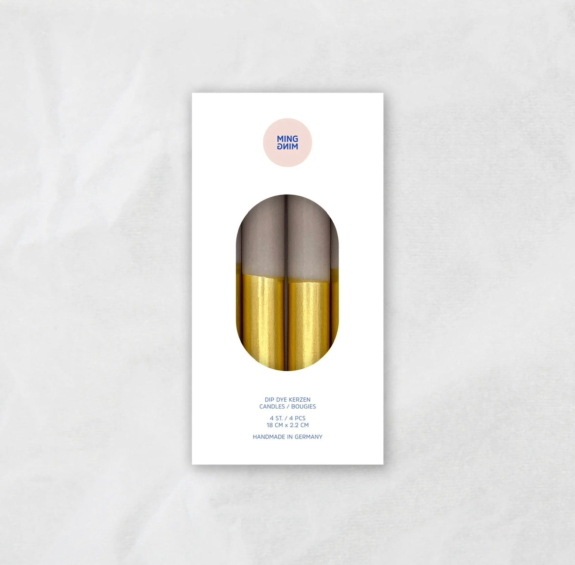 DipDye Kerzen, Holy Goldy x Simply Taupe