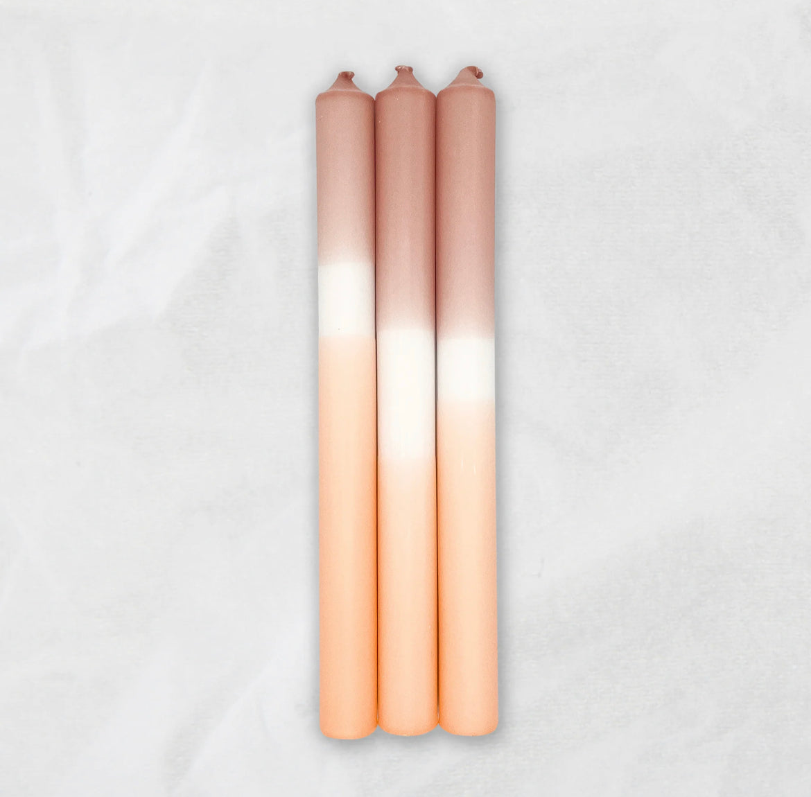 LOLLYPOP DipDye Kerzen, Pale Blush x Pale Peach