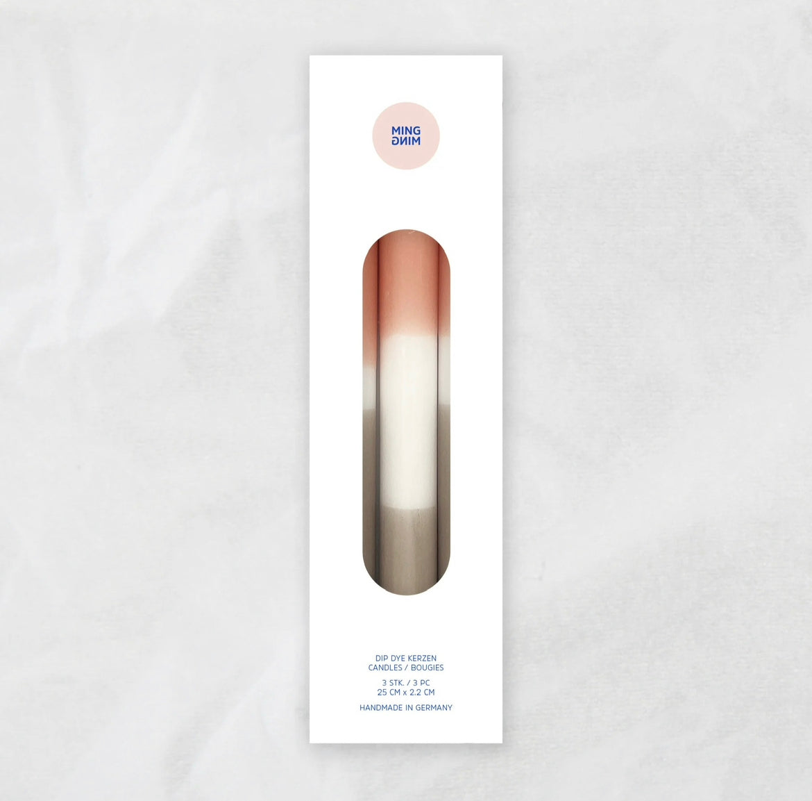 LOLLYPOP DipDye Kerzen, Blush x Simply Taupe