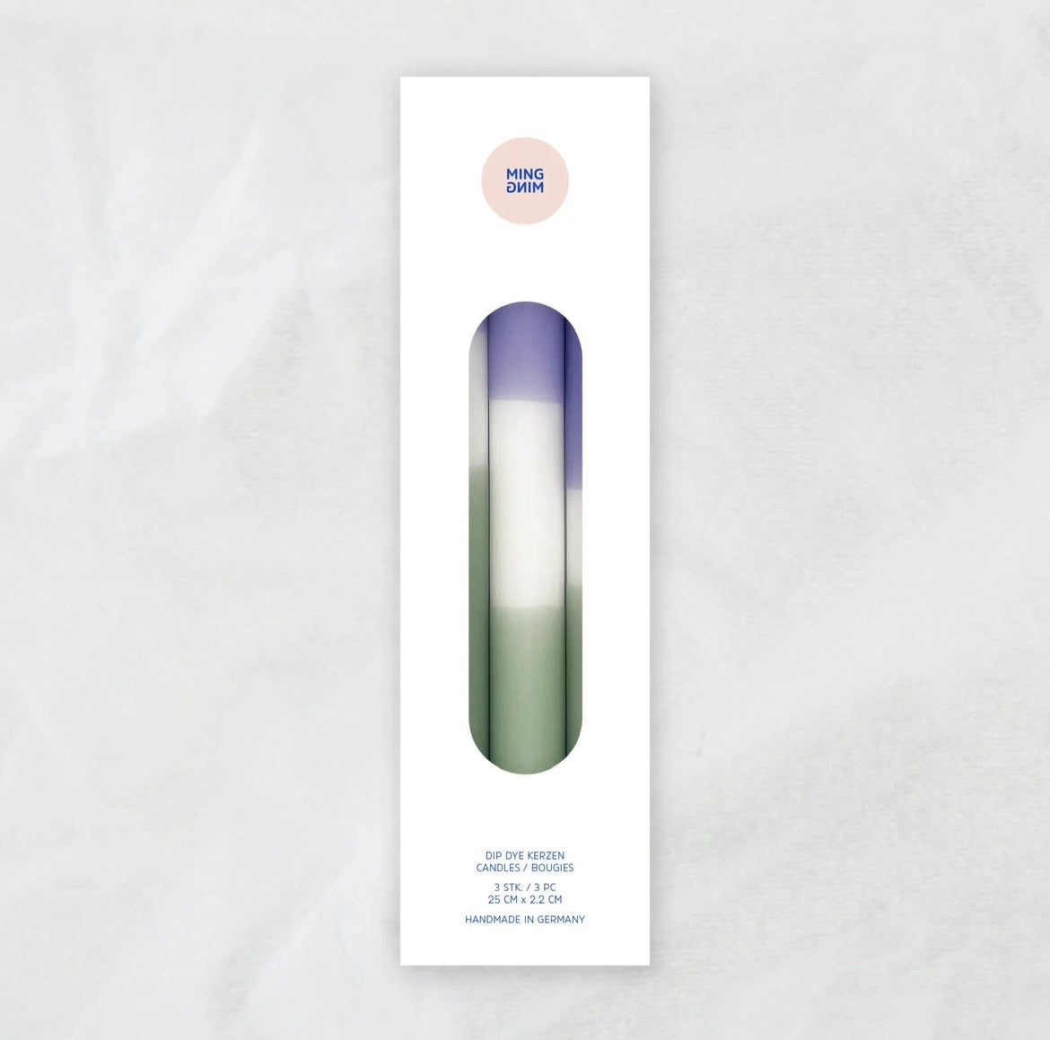 LOLLYPOP DipDye Kerzen, Sweet Lavender x Eucalyptus