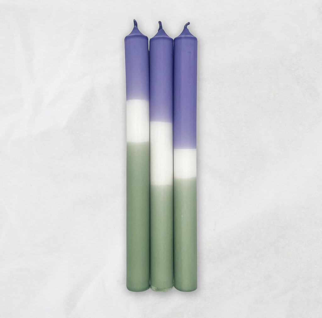 LOLLYPOP DipDye Kerzen, Sweet Lavender x Eucalyptus