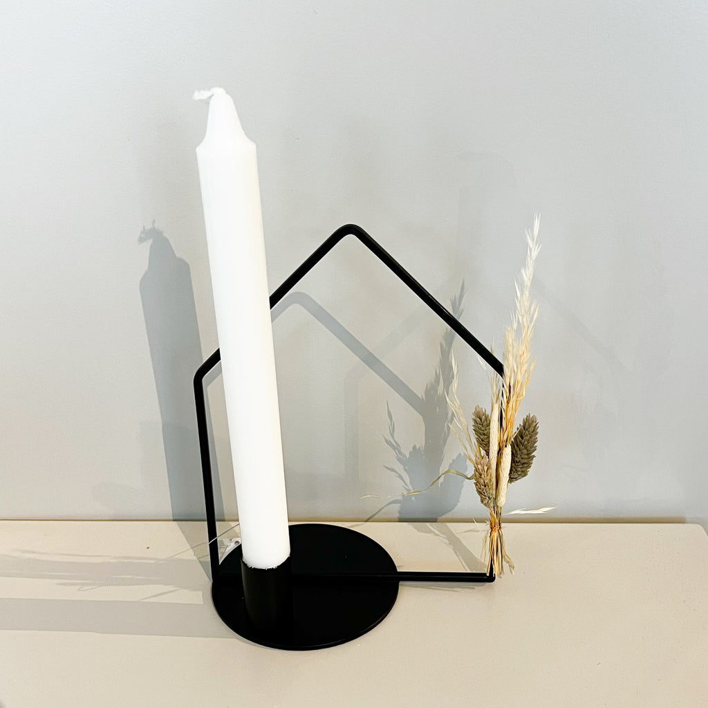 Kerzenhalter HOUSE, black