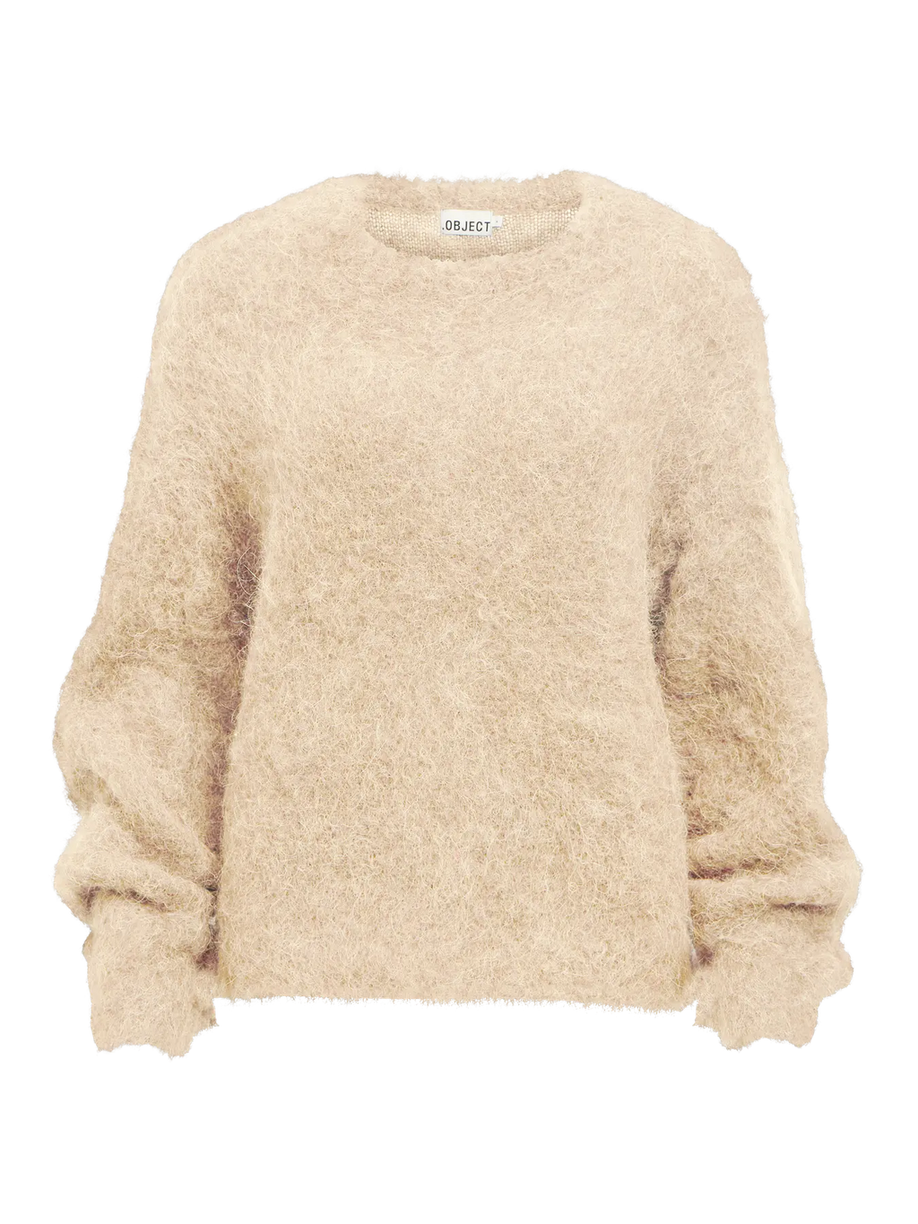 OBJHARRY Knit Pullover, Birch Melange