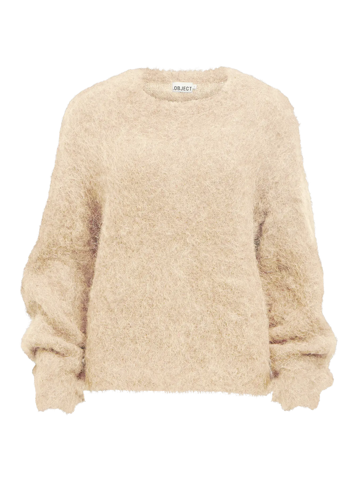 OBJHARRY Knit Pullover, Birch Melange