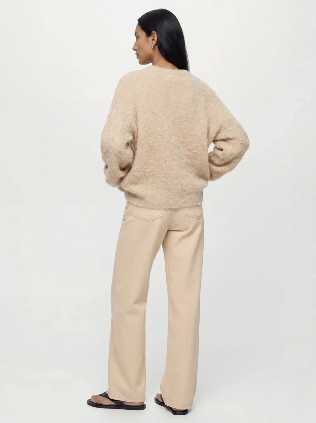 OBJHARRY Knit Pullover, Birch Melange