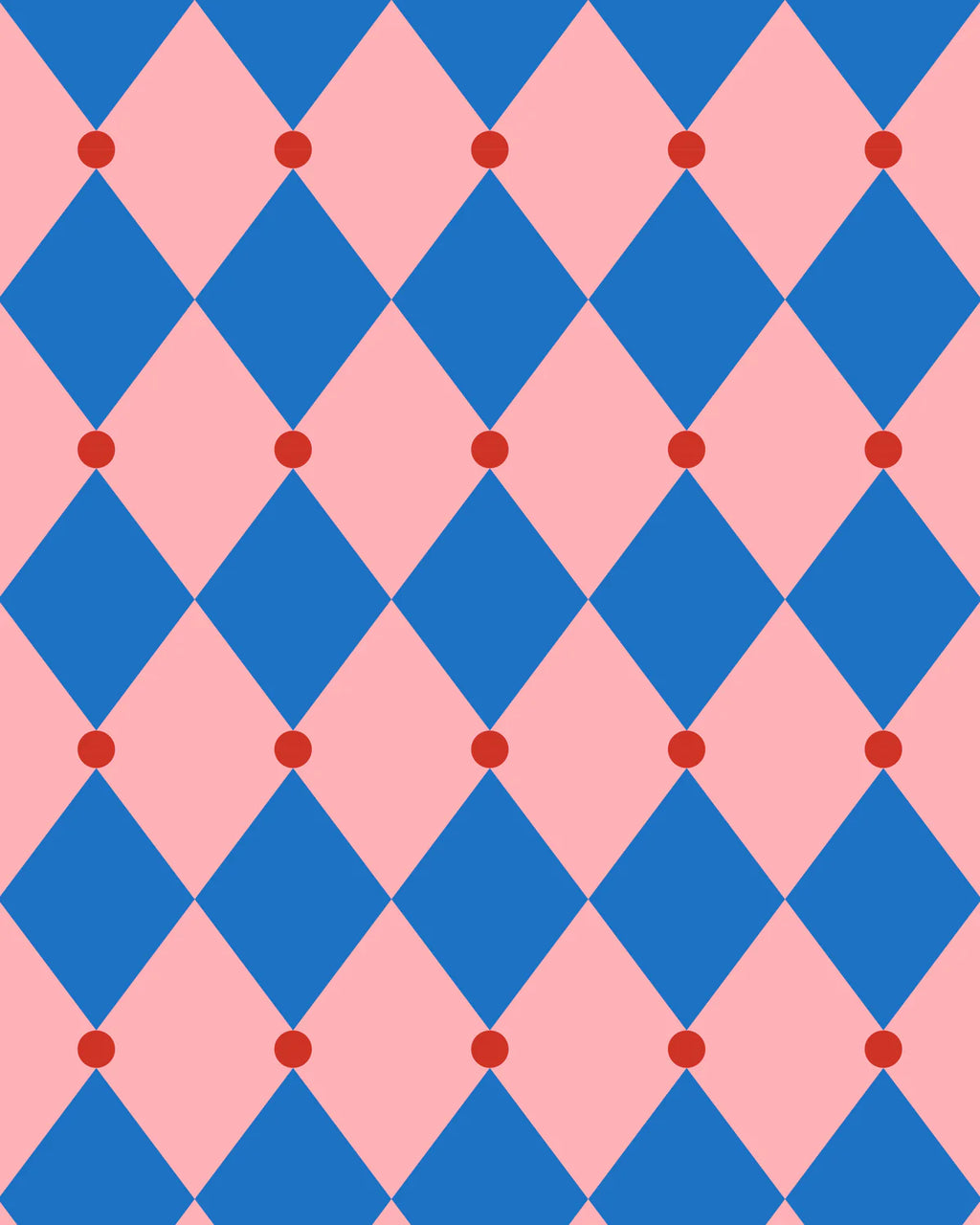 KADOOLE Geschenkpapier "Circus", flamingo / saphir