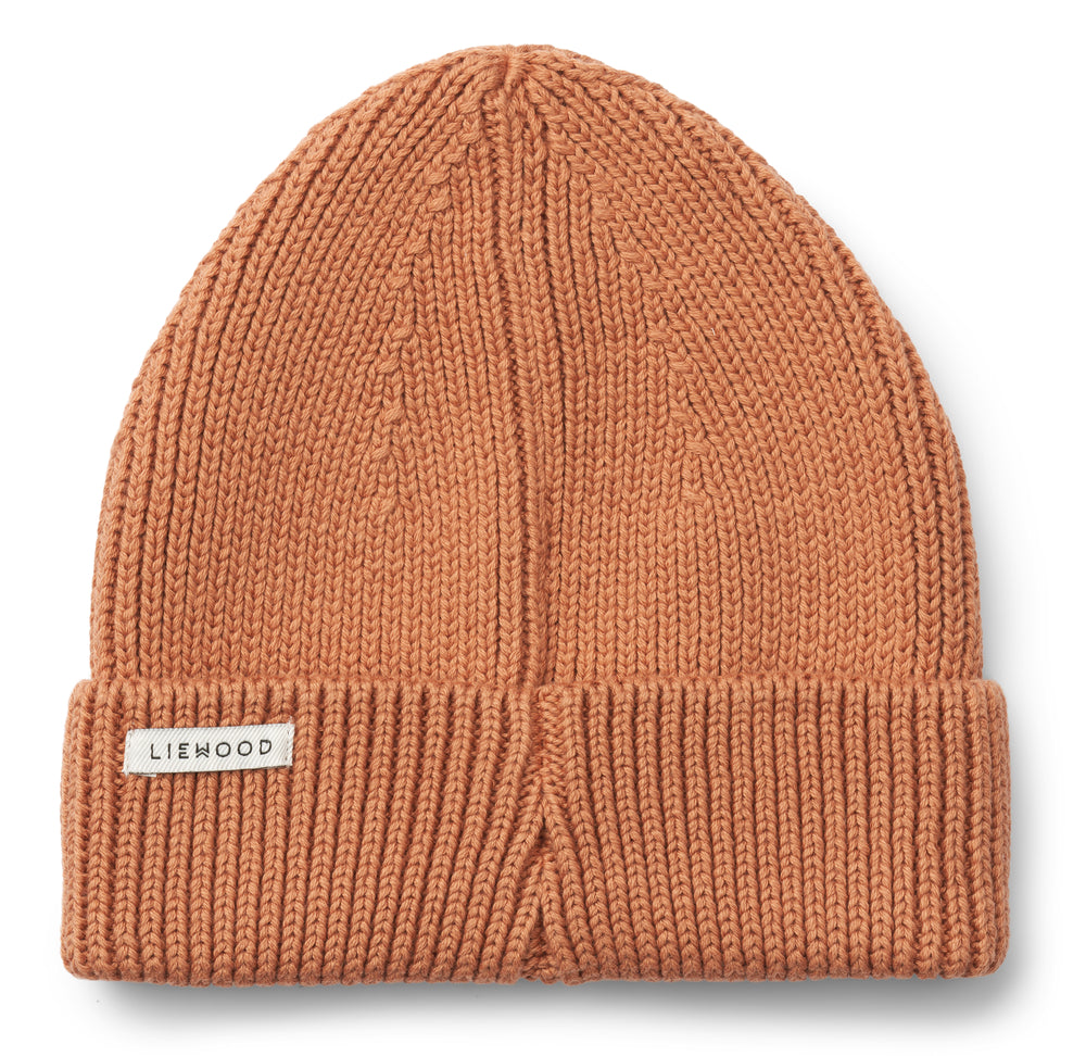 EZRA Rippstrickmütze, Tuscany Rose