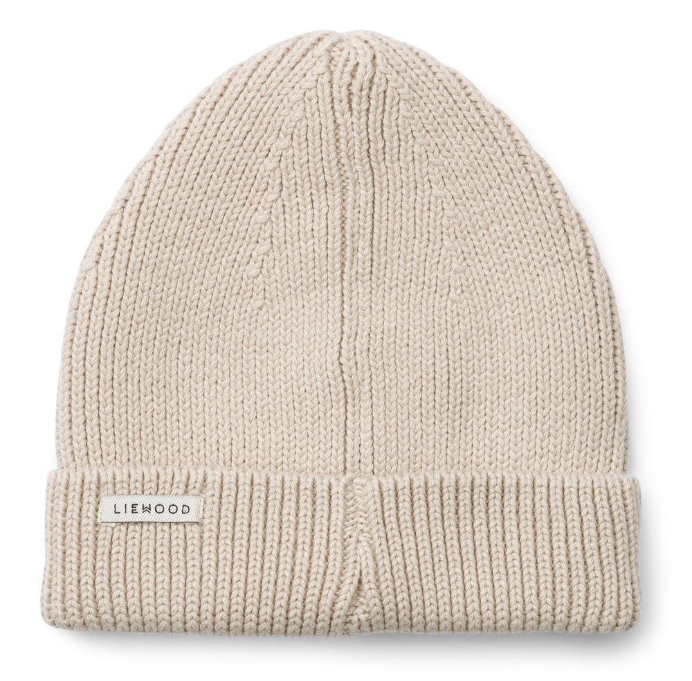 EZRA Rippstrickmütze, Sandy