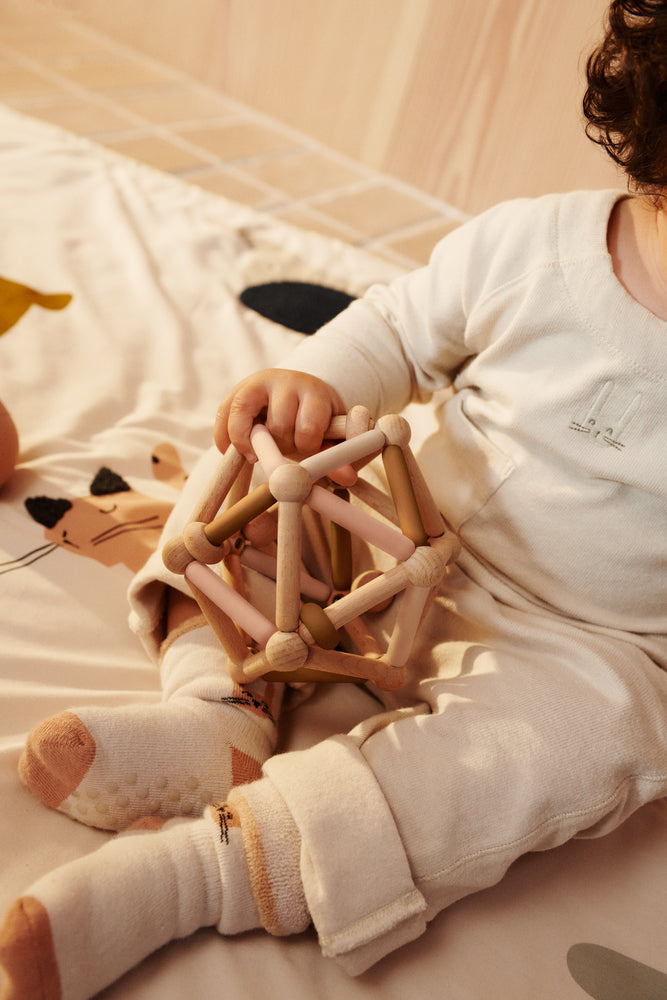 ANNEMETTE Baby Motorikspielzeug, Mustard multi mix