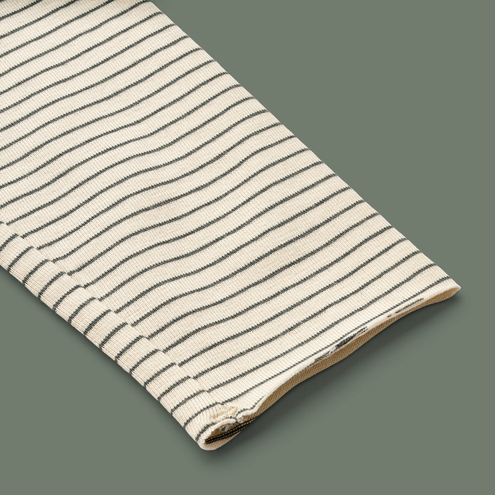 MARIE Leggings, Stripes Whale blue / Sandy